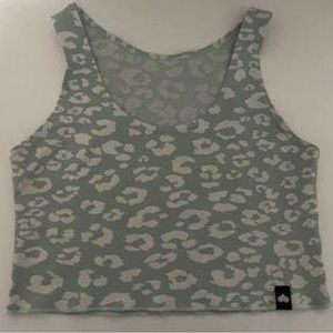 Printed workout top